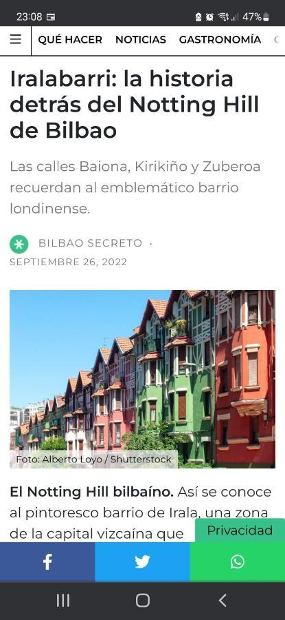 Apartamento Acogedor Bilbao Exteriér fotografie